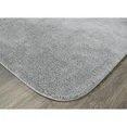 thumbnail image 3 of Gorgeous Home Linen 3pc Bathroom Soft Rug Set Large Rug , Contour Mat, and Toilet Lid Cover Rubber Backing Solid Color Silver Gray #6, 3 of 6