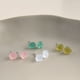 thumbnail image 3 of Sonducket Pendientes con forma de flor de 2 piezas, joyería rosa, accesorio de moda para niñas, pendientes dulces, plateada para boda Ropa, zapatos y accesorios Miscelánea Azul, 3 of 6
