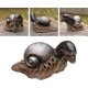 thumbnail image 1 of Figura de caracol, adornos de jardín, estatua de decoración de animales Adornos de jardín de caracol Variación interesante e innovadora de caracol alienígena para patio de jardín, 1 of 5
