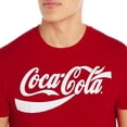 thumbnail image 3 of Coca-Cola T-Shirt Men's Coke Logo Short Sleeve Graphic Top, 3 of 5