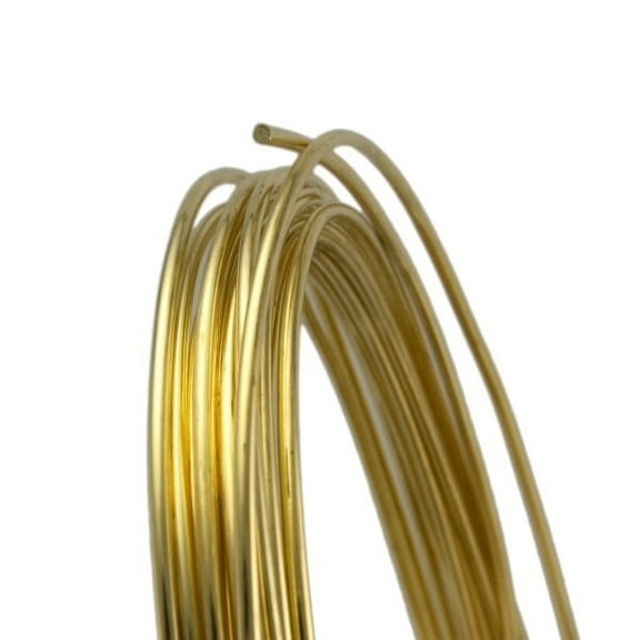 18 Gauge Round Dead Soft Yellow Brass Wire 25FT