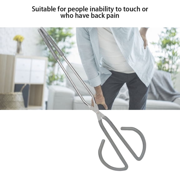 OTVIAP Toilet Aid,Long Toilet Paper Tongs Toilet Aid Bathroom Wiping Aid for Pregnant Women Elder , Elder Toilet Paper Tongs