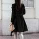 thumbnail image 5 of Abrigo de tela de lana con solapa de otoño e invierno para mujer, gabardina, abrigo largo, prendas de vestir Pompotops  qwe15080, 5 of 9