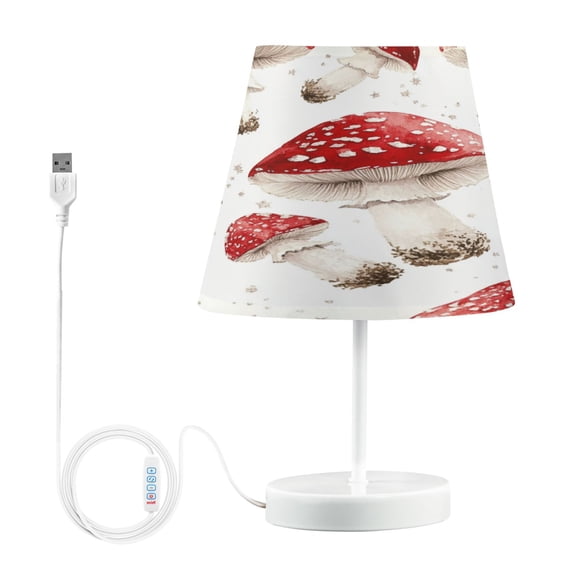 BZSMCE Table Lamp Creative Mushroom Pattern Pattern Simple Pattern Night Light
