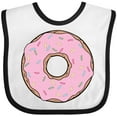 thumbnail image 3 of Inktastic Pink Donut with Sprinkles Boys or Girls Baby Bib, 3 of 4