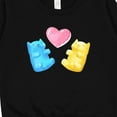 thumbnail image 3 of Inktastic Cute Gummy Bears and Heart Toddler Sweatshirt, 3 of 4