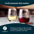 thumbnail image 6 of Libbey Stemless Glasses, Clear, 15.25-ounce, Set of 12, 6 of 6