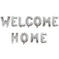thumbnail image 5 of 1 juego de globos de aluminio con letras de bienvenida a casa de oro rosa de 16 pulgadas, suministros para fiestas y eventos de bienvenida a casa, globos de aire inflables, decoración, 5 of 5