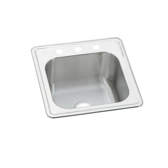 Elkay Celebrity Stainless Steel 20" x 20" x 10-1/8", Single Bowl Drop-in Laundry Sink