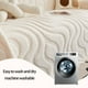 thumbnail image 5 of Manta premium para sofá - funda de poliéster de 180x90cm para sofás, camas, dormitorio - suave, lavable a máquina - rosa, café, blanco, gris, gris oscuro, 5 of 6