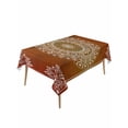 thumbnail image 2 of Orange Boho Tablecloth Rectangle Table Cloth 60x120, Waterproof Tablecloth Outdoor Table Cloth, Country Vintage Ethnic Abstract Geometric Washable Table Cover for Kitchen Dinning Party, 2 of 8