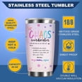 thumbnail image 2 of Chaos Coordinator Gifts for Women, Funny Chaos Coordinator Tumbler Gift for Boss, Assistant, Teacher, Coworker Gifts for Women. 20 oz Stainless Steel Tumblers, 2 of 6