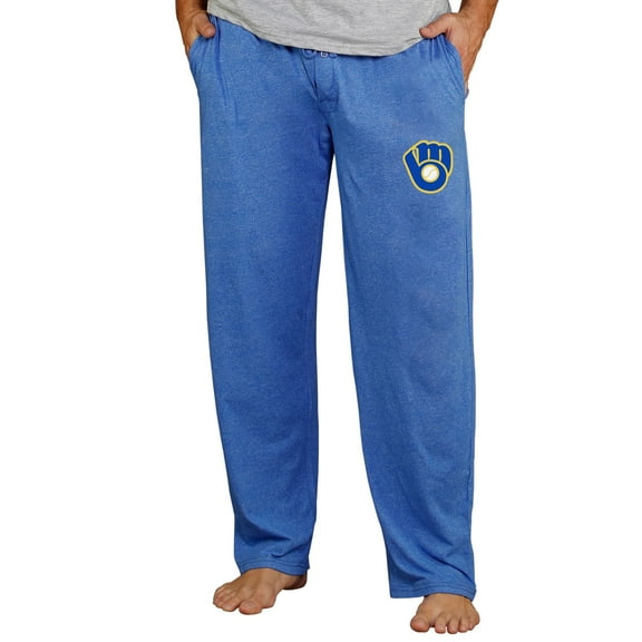 Men's Concepts Sport Royal Milwaukee Brewers Cooperstown Quest Lounge Pants