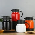 thumbnail image 5 of Smart LED Thermos 316 Stainless Steel Insulation Braising Teapot Large Capacity Hot Water Bottle Separating Coffee Vacuum Flask (Orange,1000ml), 5 of 7