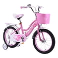 thumbnail image 1 of Bicicleta Entrenadora Para Niños Aeiou Qk-20 Canastilla R12 Rosa, 1 of 3
