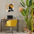 thumbnail image 3 of Stupell Industries Contemporary Golden Sunburst Profile with Headwrap Canvas Art, 17 x 17, by CAD Designs, 3 of 8
