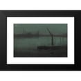 thumbnail image 2 of James Abbott McNeill Whistler 24x17 Black Modern Framed Museum Art Print Titled - Nocturne; Blue and Silver-Battersea Reach (1870-1875), 2 of 5
