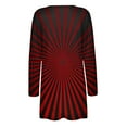 thumbnail image 4 of LOVZFMLL Cardigan pour Femmes Mode Décontractée Chemise Imprimée à Manches Longues avec Poches Cardigan, 4 of 5