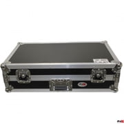 ProX XS-XDJXZWLT for Pioneer DJ XDJ-XZ Flight Hard Road Gig Ready Case W/ Glide Sliding Laptop Shelf and Wheels