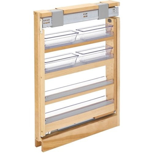 Rev-A-Shelf 432-Vf26sc-3 Wood Classics 3"W Soft Close Vanity Base Cabinet Filler Pull Out