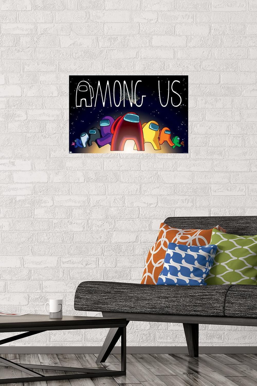 Among Us - Universe 22.375" x 34" Wall Poster with Push Pins, by Trends International