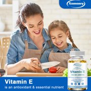 Vitamin E 268mg - Beneficial for Heart and Cardiovascular Health, Antioxidant - 120 Count
