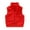 Red, variant on fatyb Fleece Vest for Boys Girls Full Zipper Sleeveless Jacket Stand Collar Warm Outerwear with Pockets