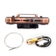 thumbnail image 4 of Recoger Pastilla de orificio de sonido de guitarra acústica Modos de pastilla doble Piezo + Soporte de micrófono Ajuste de tono de volumen Función de fase Fácil instalación para guitarras folclóricas Maboto  Recoger, 4 of 6