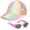 Rainbow, variant on Kids Baseball Cap with Sunglasses for Girls Age 3-10 Years, UV Protection Outdoor Adjustable Glitter Sun Hat Summer Breathable Mesh Trucker Hat Pink Kids Sunglasses