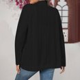 thumbnail image 3 of zbxnLI Women's Lightweight Cardigans Long Sleeve Hollowed out Open Front Casual Thin Cardigan Outwear with Pockets, 3 of 7