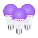 thumbnail image 1 of 3 Piezas 10W Ultravioleta UV Bombilla Fluorescente DeteccióN UV LáMpara Negra Luz Azul LáMpara E26 110V 220V para DecoracióN de Fiesta de DJ, 1 of 6
