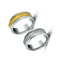 thumbnail image 2 of Minnieouse Anillo para hombre, joyería de mano portátil chapada en acero inoxidable, decoración de vestimenta informal, círculo, regalo para Ropa, zapatos y accesorios Miscelánea Plata Talla 8, 2 of 6