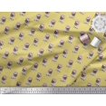 thumbnail image 3 of Soimoi Satin Silk Fabric Pug Dog Print Fabric by The Yard 42 Inch Wide, 3 of 3
