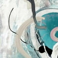 thumbnail image 2 of PI Studio 26x26 Black Ornate Wood Framed with Double Matting Museum Art Print Titled - Tangled II Teal Version, 2 of 4