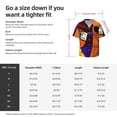 thumbnail image 5 of Lsque Scooby-Doo print Men's Cuban Collar Short Sleeve Shirt Summer Beachwear Casual Button Down Fashionable Vacation Leisure Shirt-XX-Large, 5 of 7