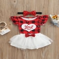 thumbnail image 4 of CNKOO Body à Manches Courtes + Tulle Jupe+ Bandeau Saint-Valentin, 4 of 9