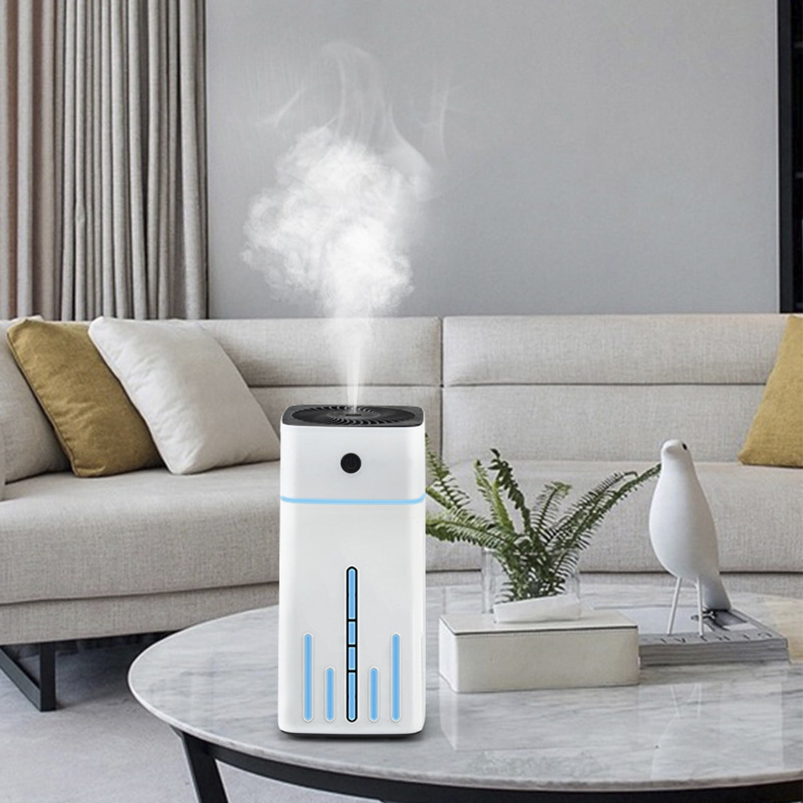Oil Diffuser, 1000ml Aromatherapy Humidifier Vaporizer, Timer, Auto-Off, Quiet Fan, 7 LED Colors, Water Tank Separation, for Home Office Yoga, Humidifier with Aromatherapy Function