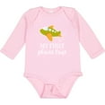 thumbnail image 3 of Inktastic My First Plane Trip Airplane Travel Boys or Girls Long Sleeve Baby Bodysuit, 3 of 5