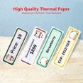 thumbnail image 3 of Label Paper Thermal Printing Paper Name Price Size Barcode Sticker Waterproof Tear Resistant 14x40mm 160sheets/roll Compatible with D11 Label Printer for Home Office Organization Supermarket T, 3 of 8