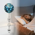 thumbnail image 3 of Modern Round Wall Clocks Non-Ticking Silent Clocks Battery Operated Quartz Clock Decorative for Bathroom,Office-Beautiful Blue Butterfly With White Flowers On Dark Background(14inch), 3 of 4