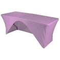 thumbnail image 1 of LA Linen Rectangular Open Back Table Cloth, 1 of 7