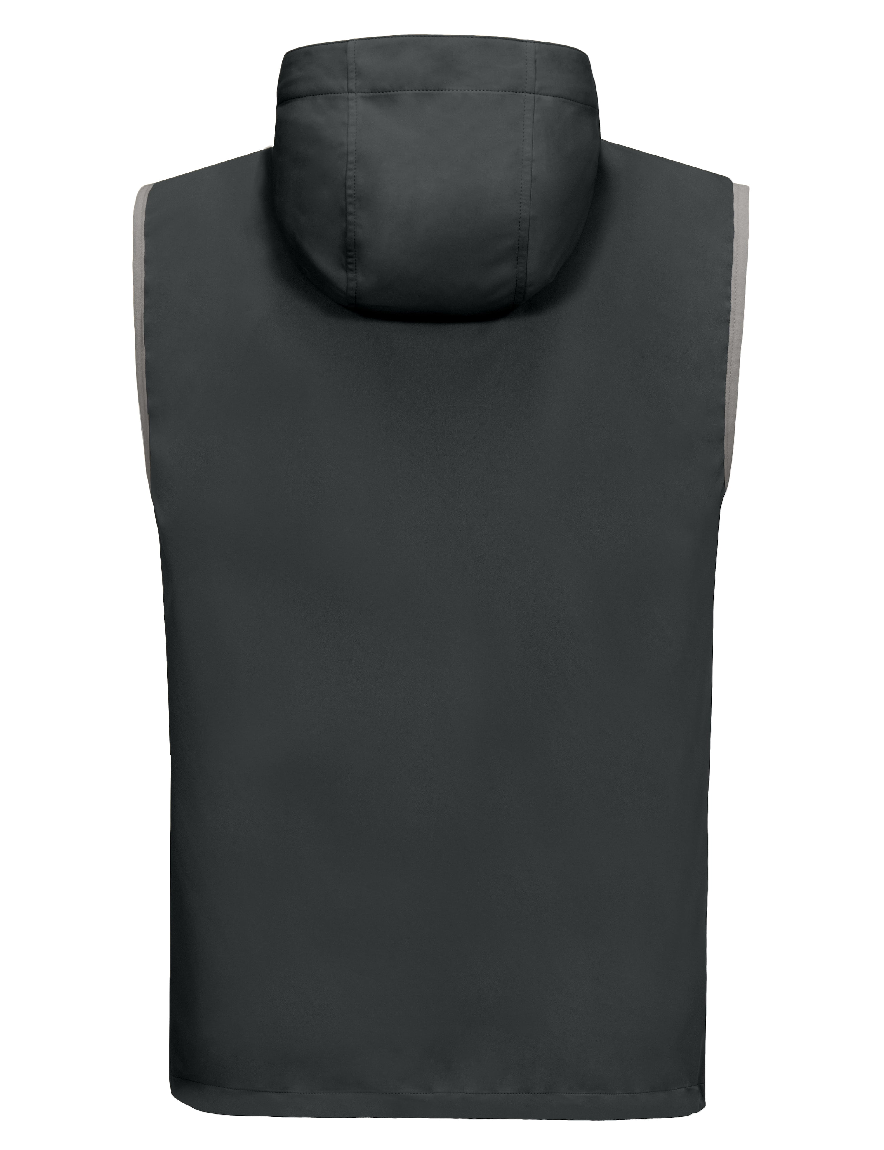 Little Donkey Andy Men's Lightweight Softshell Vest Windproof Sleeveless Jacket for Travel Hiking Running Golf Size M