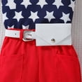 thumbnail image 6 of LAPAKIDS 4th of July Toddler Girl Clothes Summer Independence Day 5-6 T Tank Top Shorts with Belt Bag Outfits, 6 of 7