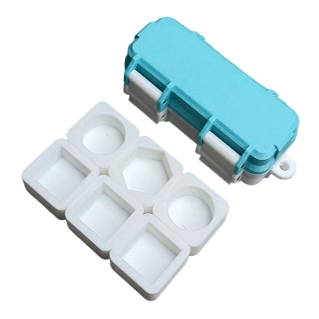 harper Billiard Chalk Holder with Multiple Slots Cue Stick Billiard Accessory Organizer light blue