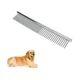 thumbnail image 1 of Peine de aseo, peine para perros de acero inoxidable, peine para mascotas para perros de pelo largo, herramientas de aseo para peluquero, 1 of 5