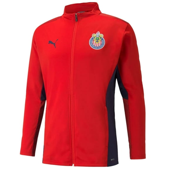 PUMA Men's Standard CHG Training Jacket, RED-Peacoat, Small