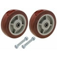 thumbnail image 2 of SES Brand 8x2" U-Boat Cart Center Wheel Replacement Kit, includes Two Wheels and Two Axle Bolts with Nuts, 2 of 3