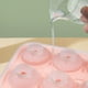 thumbnail image 5 of Bandeja de cubitos de hielo de rosa con tapa - molde de silicona en forma de rosa de 1,65 pulgadas para whisky, cócteles, café y agua - rosa, verde, gris, 5 of 9