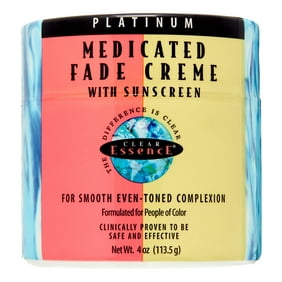 Clear Essence Platinum Medicated Fade Creme with Sunscreen, 4 oz
