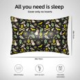 thumbnail image 4 of KLL cartoon Skull spider web Pattern Silk Pillowcase for Hair and Skin Standard Size 20"X 30" Soft Breathable Pillow Covers for Sleeping, 4 of 6